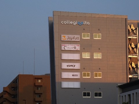 college ooitaビルサイン